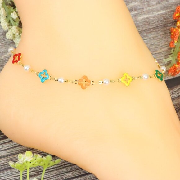 "Elegant Handmade Anklet – Delicate Jewelry for Women, MAR091589 - Picture 1 of 10